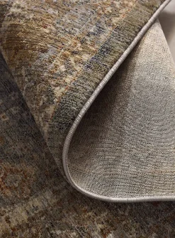 Heather effect beige rug
