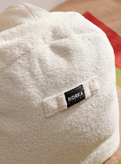 High-pile fleece mini chair