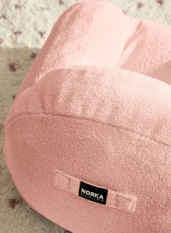 High-pile fleece mini chair