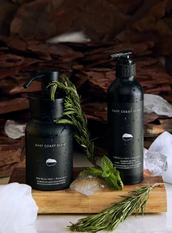 Iceberg water-infused hand soap and body lotion set