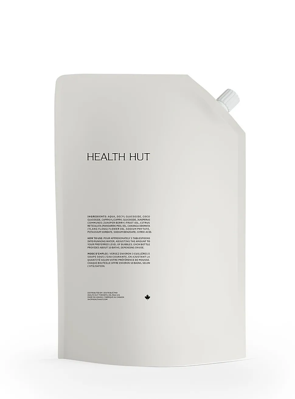 Juniper, ylang ylang and mandarin bubble bath refill
