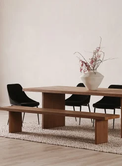 Koshi oak wood bench