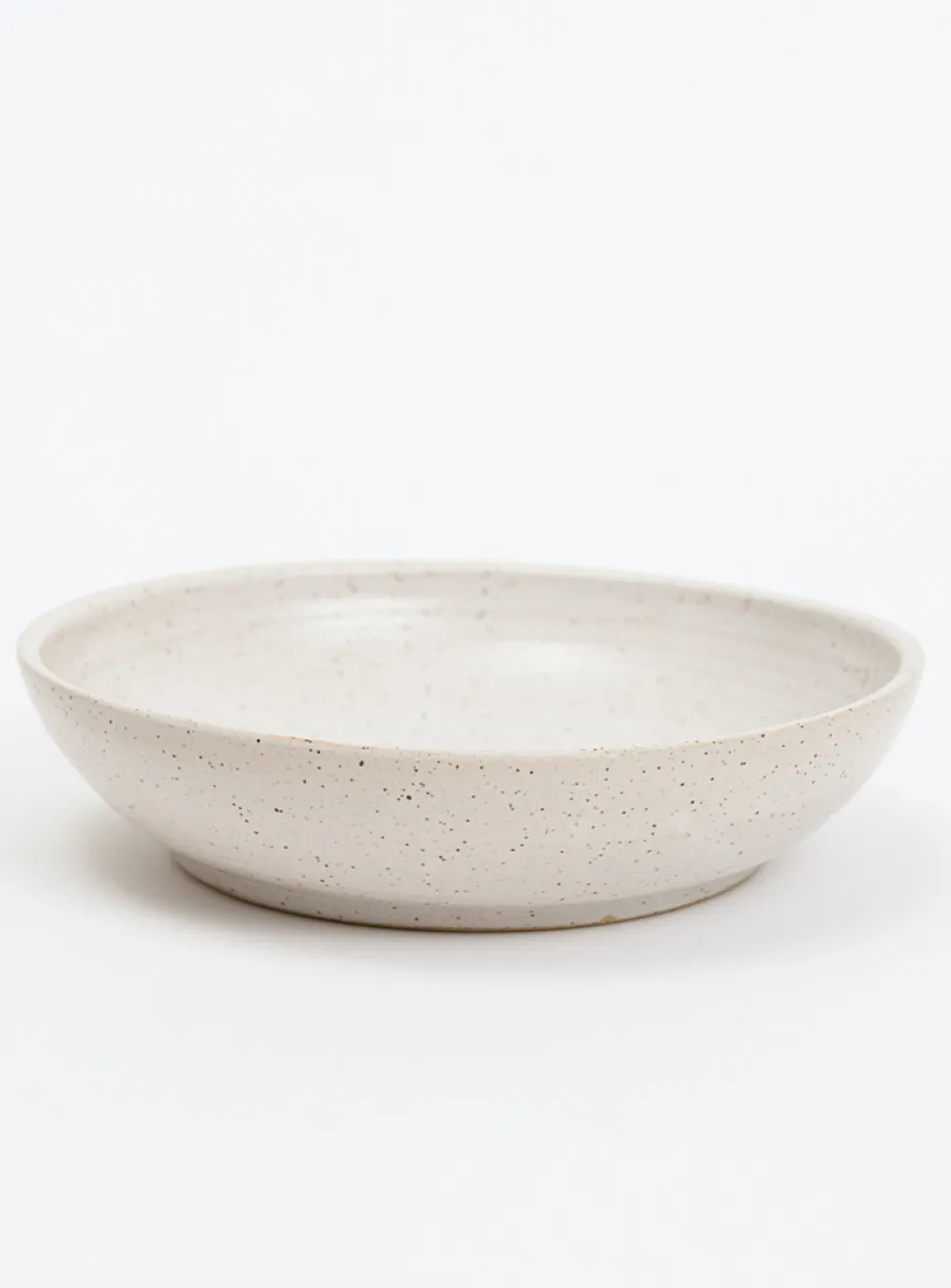 Large minimalist stoneware bowl