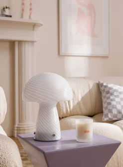 Large mushroom table lamp