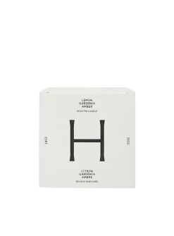 Lemon, gardenia and amber candle