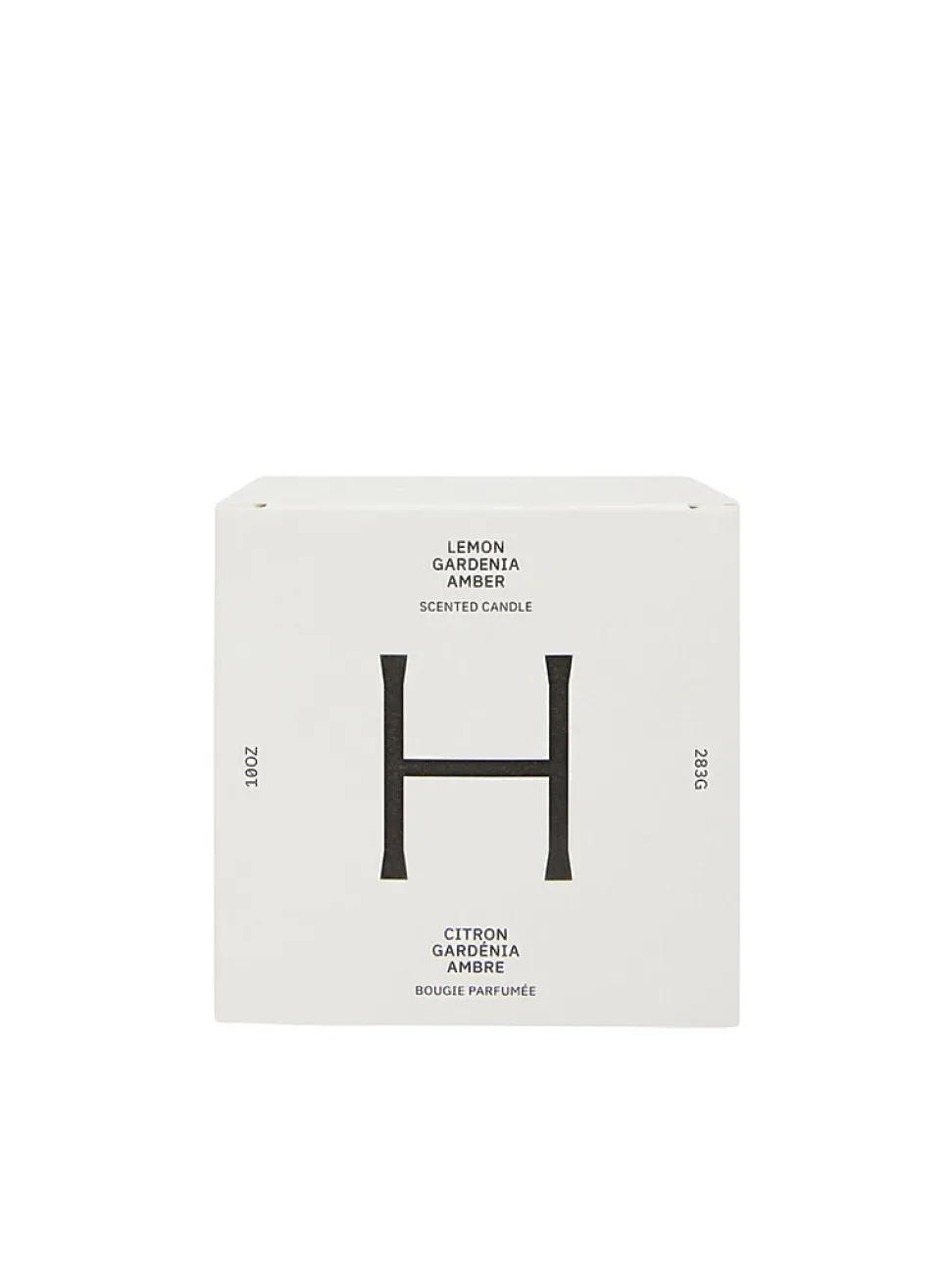 Lemon, gardenia and amber candle