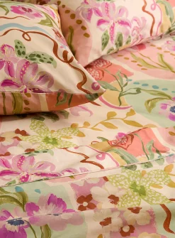 Les Fleurs gentle blooms sheet set