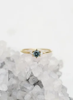Liv sapphire and diamond ring