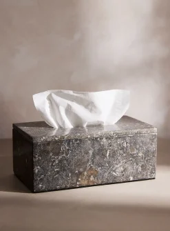 Marble tissue box