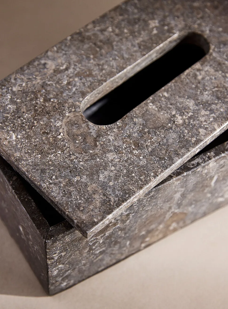 Marble tissue box