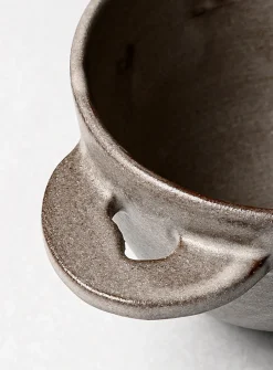 Meander stoneware cappuccino cup