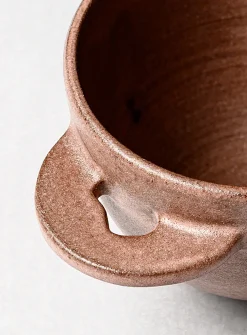 Meander stoneware cappuccino cup