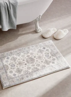 Medaillons memory foam bath mat