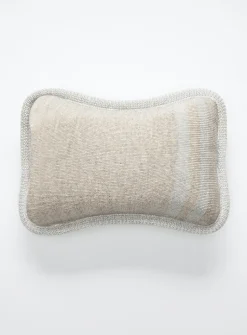 Memory foam and merino wool travel pillow