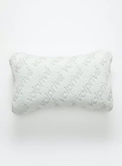 Memory foam and merino wool travel pillow