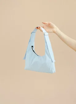 Mina nylon baguette bag