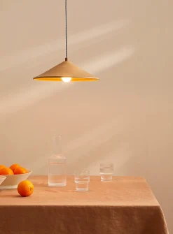 Minéral stoneware hanging lamp
