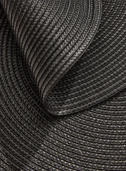 Monochrome braided placemats