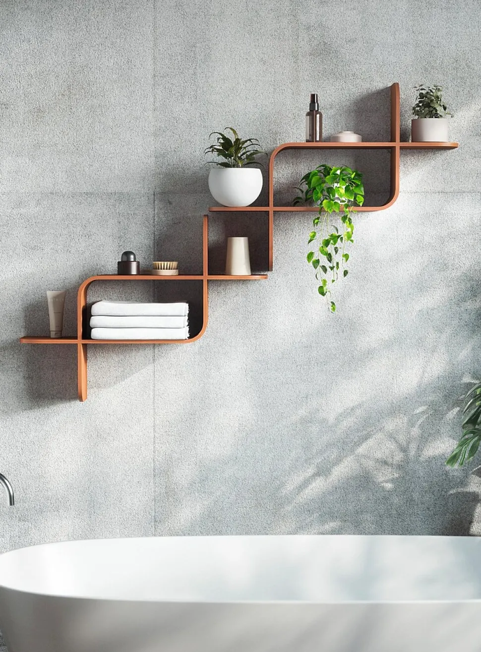 Montage wall shelf