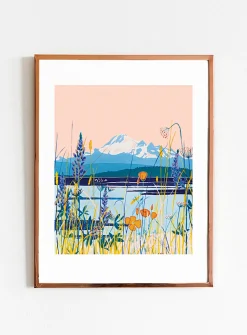 Mount Baker art print