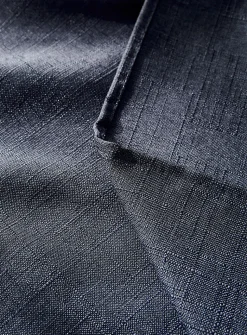 Navy textured tablecloth