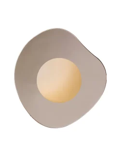 Nopal glossy chrome asymmetrical light fixture