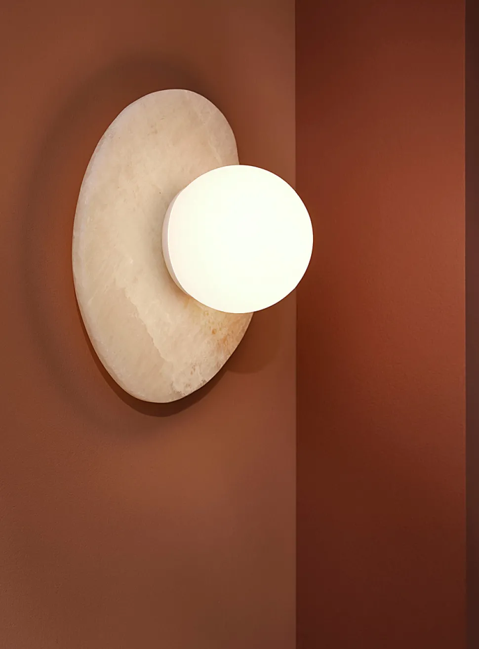 Nopal onyx asymmetrical light fixture