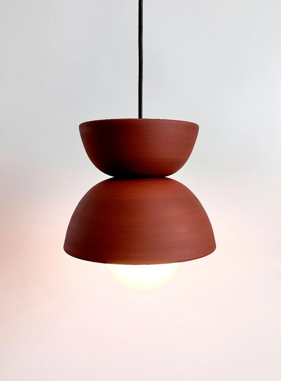 Nova stoneware hanging lamp
