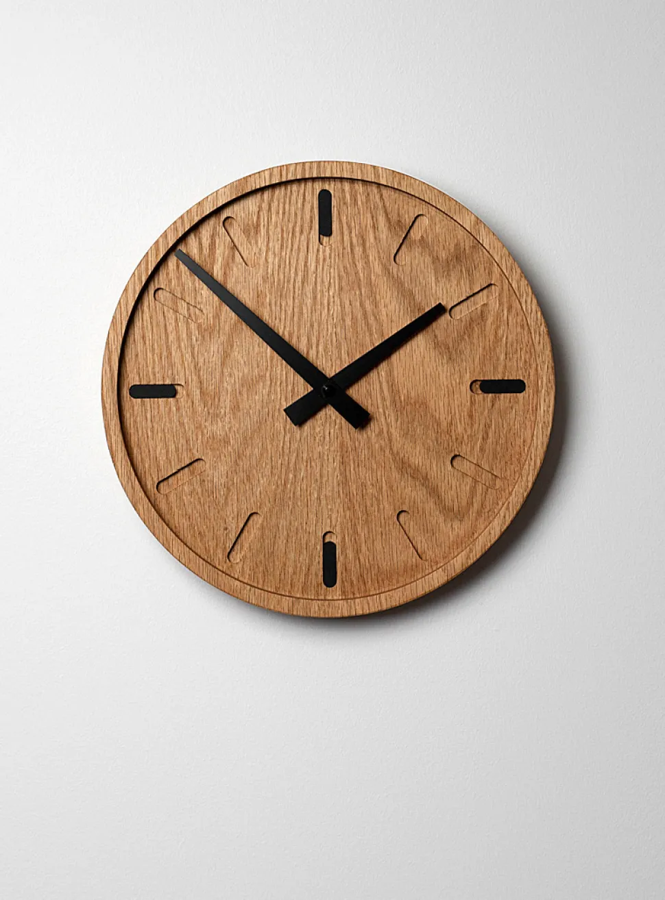 Oak clock