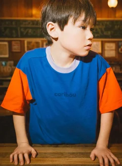 Organic cotton colour blocks T-shirt