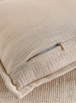 Organic cotton gauze removable-cover cushion