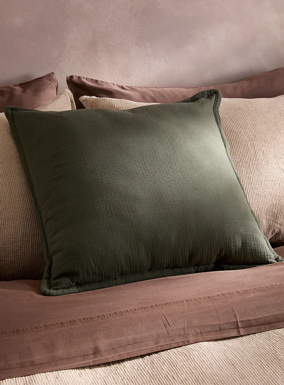 Organic cotton gauze removable-cover cushion