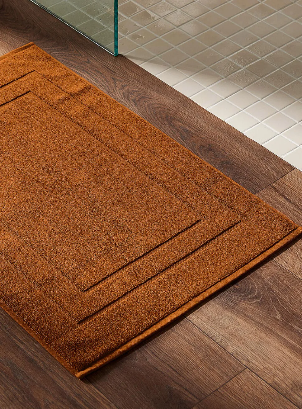 Organic Turkish cotton bath mat