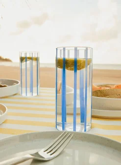 Parasol-stripe glasses