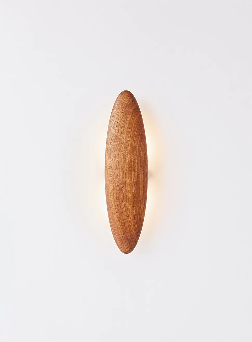 Permanence walnut wall sconce