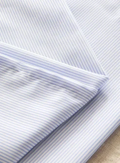 Pinstriped napkins