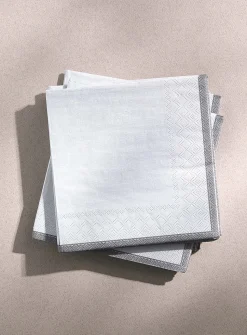 Plain paper napkins