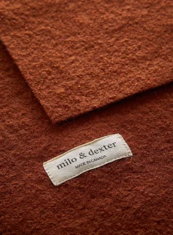Plain pure merino wool scarf