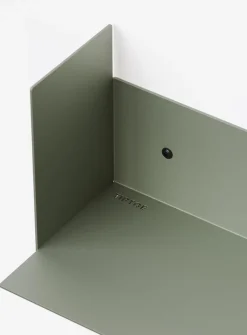 Pli folded steel wall-mounted shelf unit