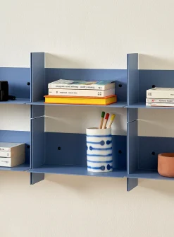 Pli folded steel wall-mounted shelf unit