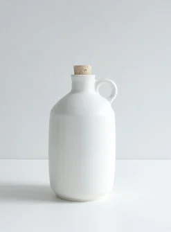 Porcelain maple syrup jar
