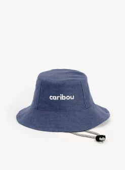 Pure linen colourful bucket hat