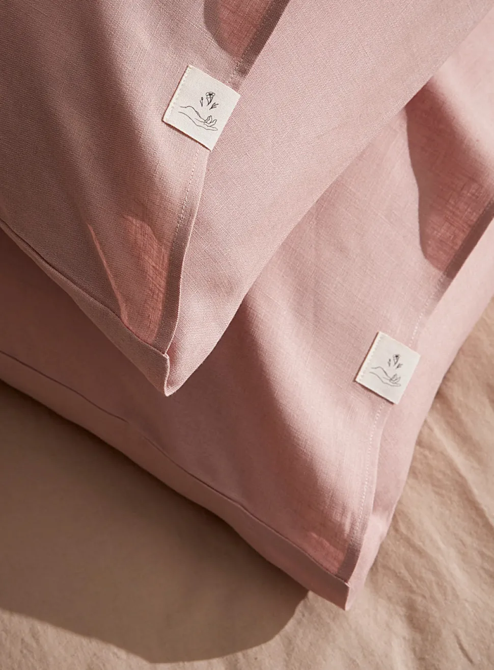 Pure linen pillow cases