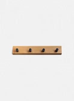 Pyramid four peg hook wall rack