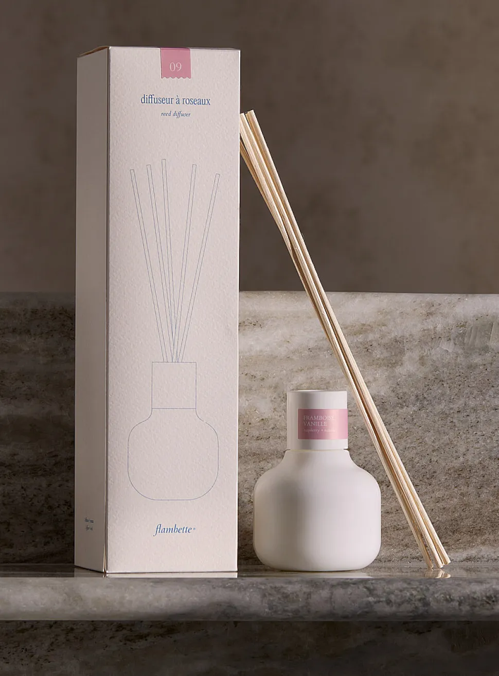 Raspberry and vanilla reeds diffuser