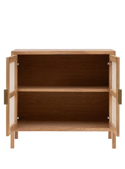 Rattan doors wood sideboard