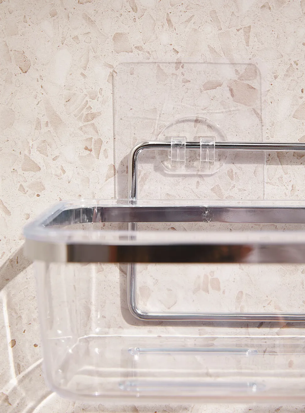 Rectangular shower basket