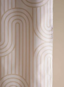 Retro arches shower curtain