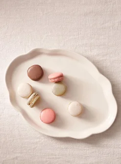 Retro porcelain serving tray