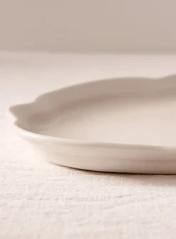 Retro porcelain serving tray